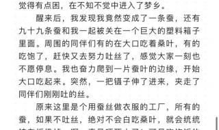想象篇作文